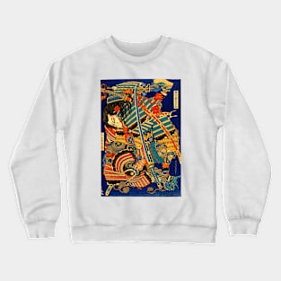 Two Samurai Warriors Fighting 1827–1832 Crewneck Sweatshirt